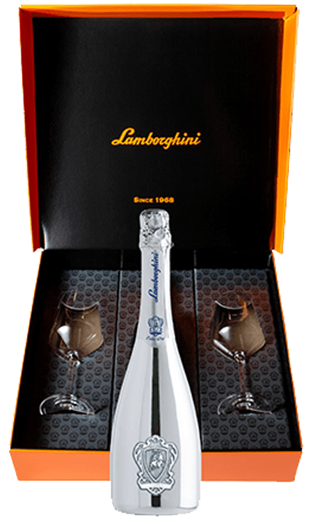 UITVERKOCHT ** Lamborghini Silver Gift Box 